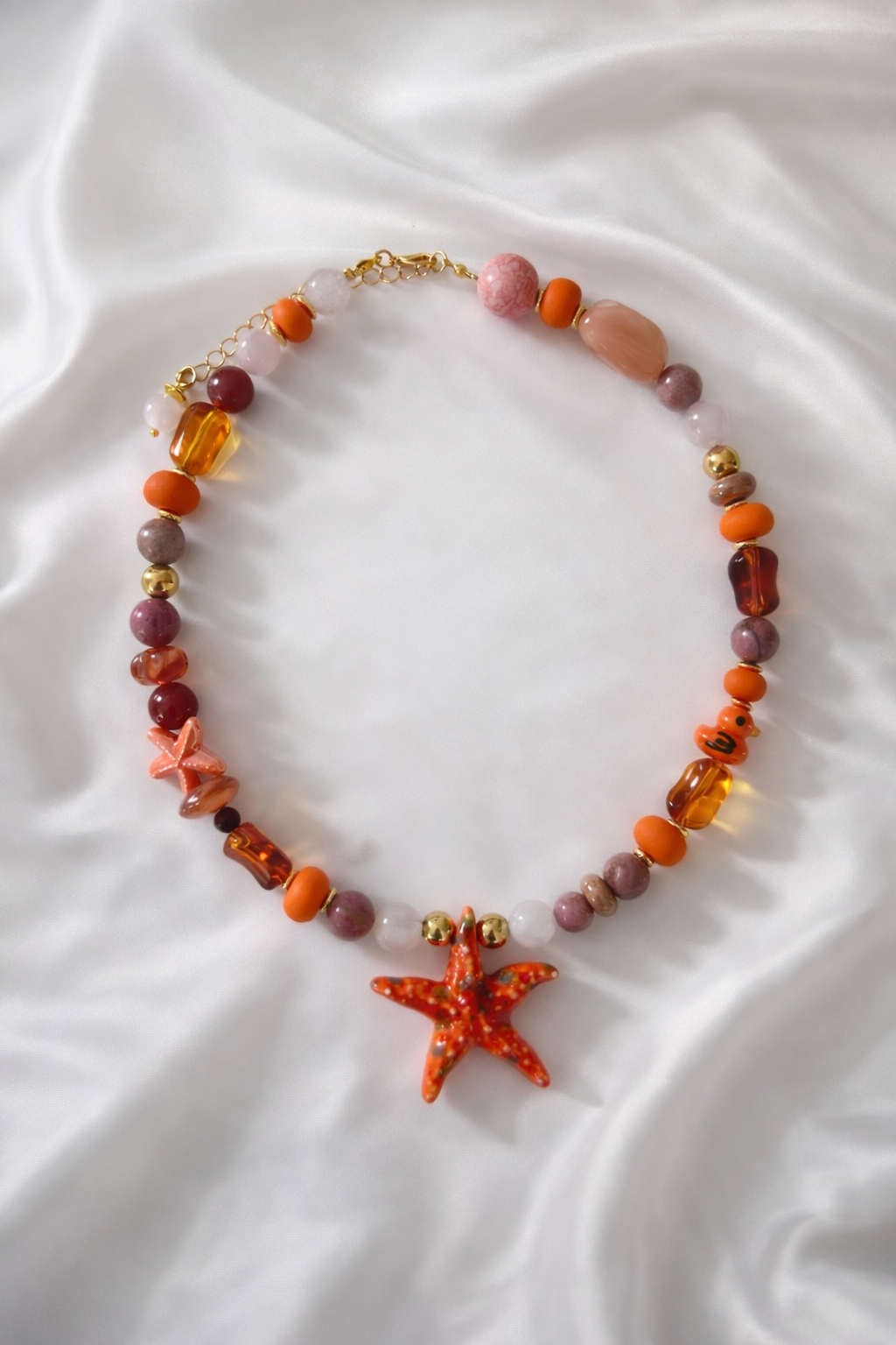 Sunset star necklace